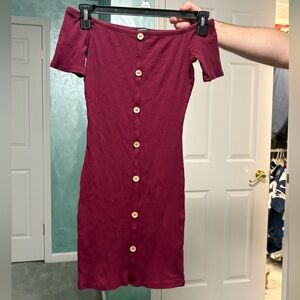 Off the shoulder dress